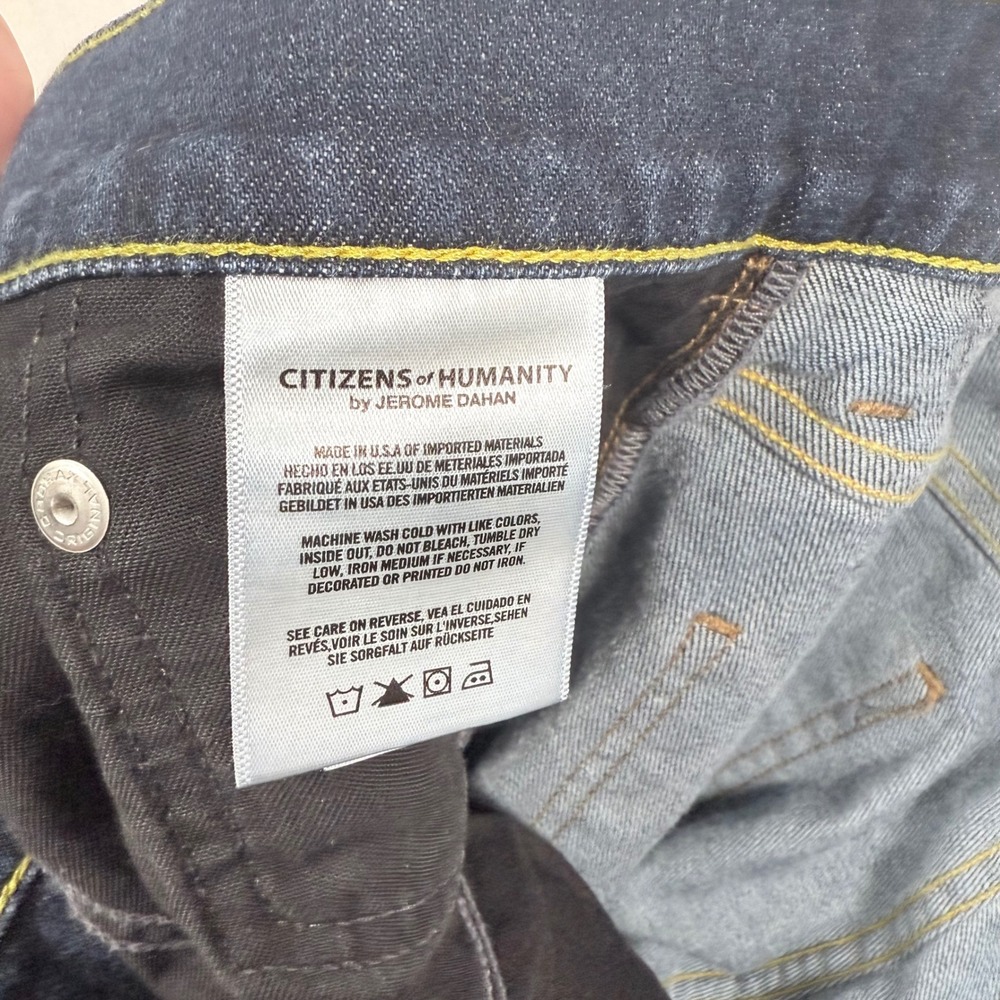 Citizens of Humanity Mens Core Dark Wash Denim Jeans Size 36 6034T-357 - Picture 14 of 15